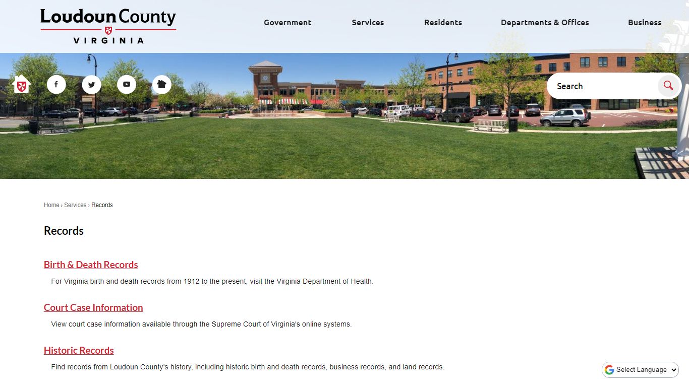 Records | Loudoun County, VA - Official Website